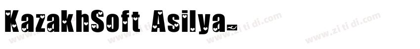 KazakhSoft Asilya字体转换